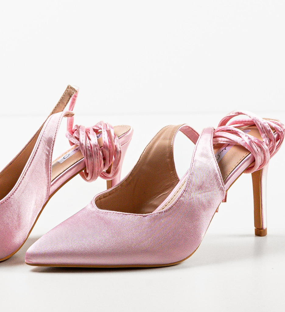 Pantofi cu Toc Roz - Eleganță Feminină - imagine 5