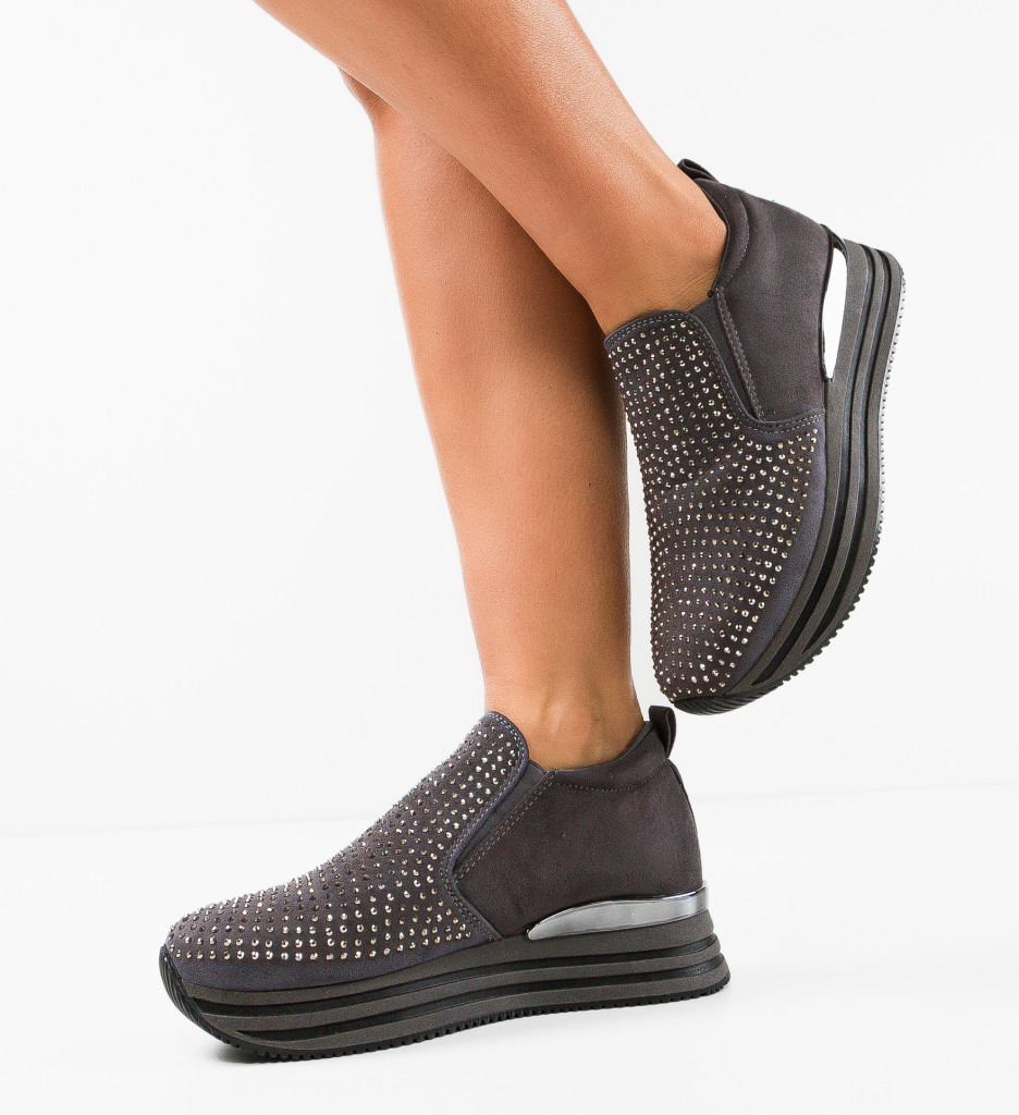 Pantofi Sport Duffy Gri - Confort și Stil - imagine 3