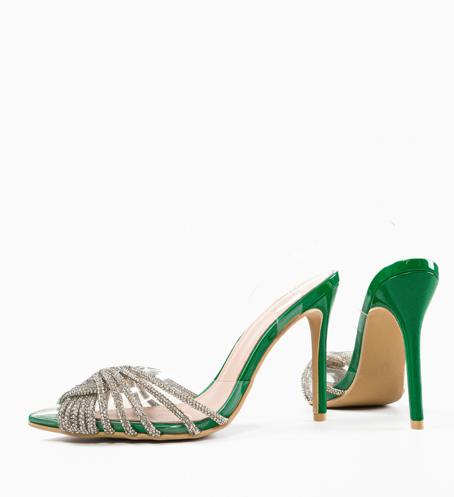 Pantofi cu Toc Rawne Verzi - Eleganță Asigurată - imagine 7