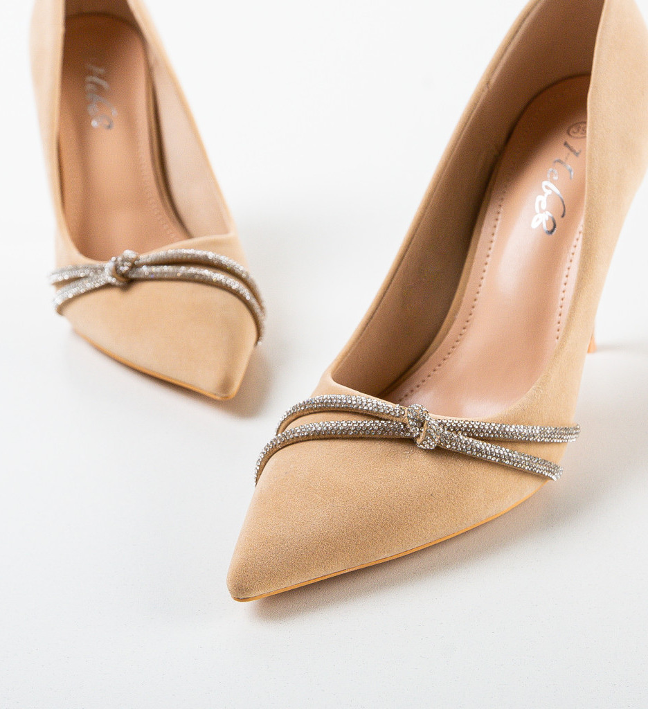 Pantofi Norah Bej | Eleganță și Stil - imagine 6
