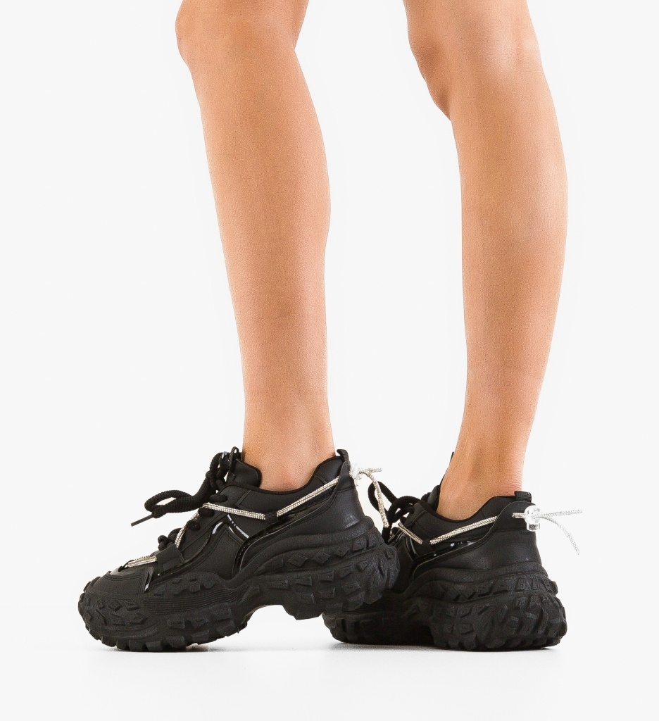 Sneakers dama Yunny Negri - Confort si Stil - imagine 8
