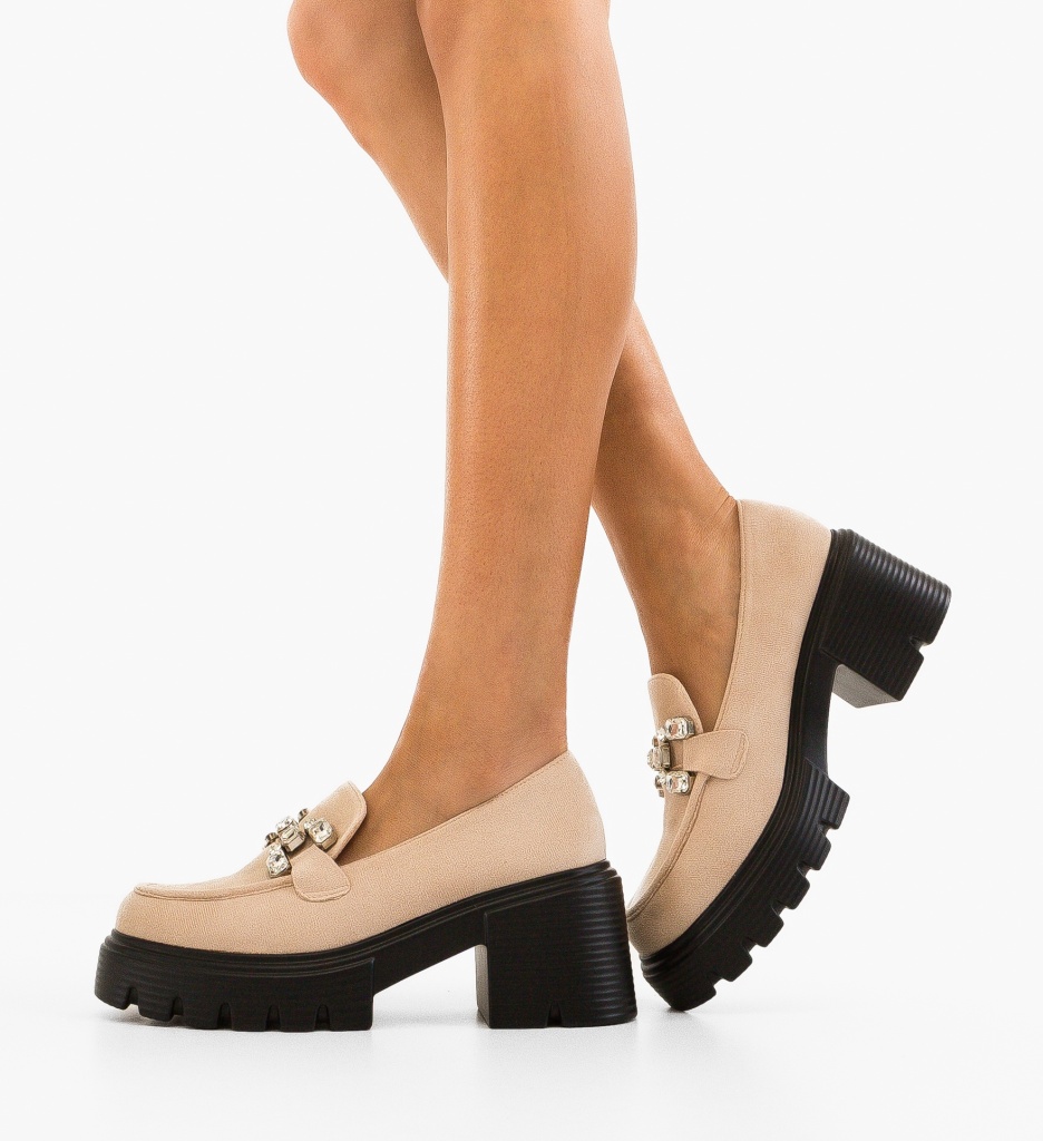 Pantofi Casual Khursh Bej - Confort și Stil - imagine 3