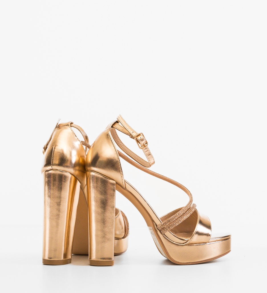 Sandale Poppy Bronze - Eleganță și Stil - imagine 4
