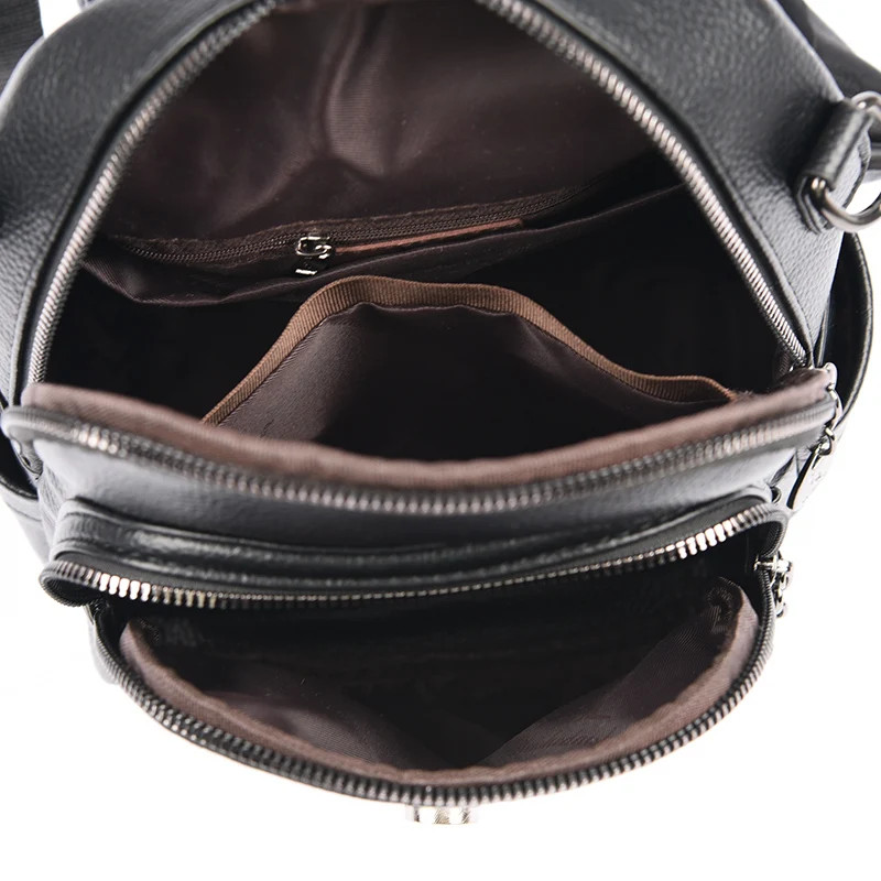 Rucsac Dama Delis Viatrix Bordo, Piele Ecologica - imagine 3