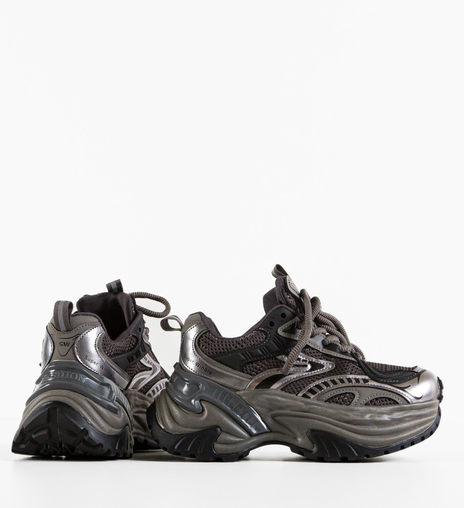 Sneakers Dama Winoie Gri - Confort și Stil - imagine 6