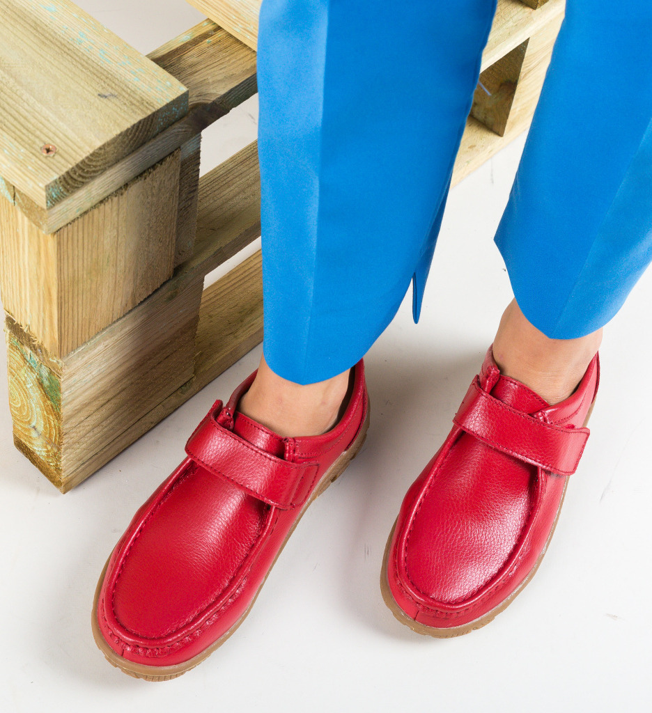 Pantofi Casual Kidd Rosii - Confort și Stil