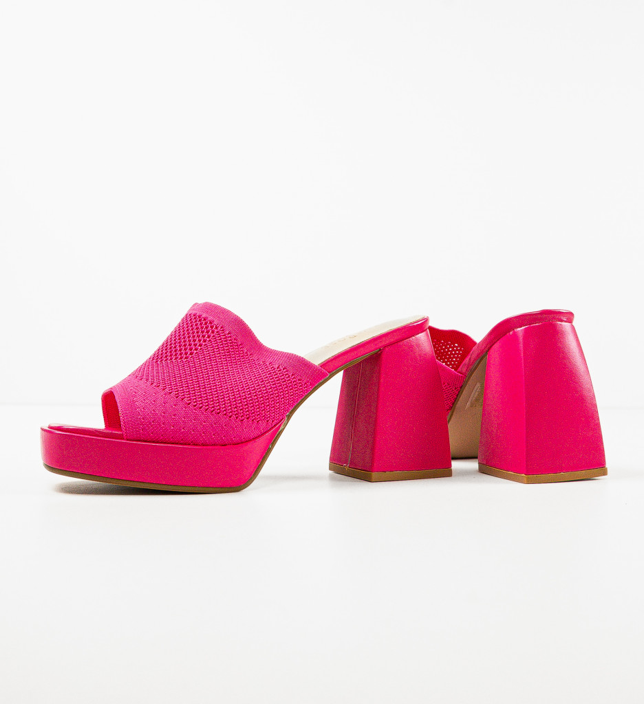Saboti Dama Bolanle Fuchsia | Toc Comod - imagine 7