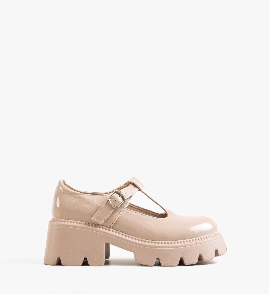 Pantofi Casual Dama Fabox Bej | Confort & Stil - imagine 5