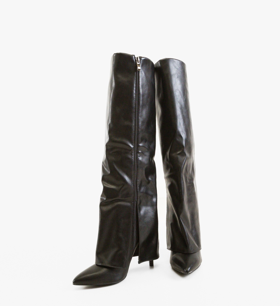 Cizme Dama Ammi Negre | Eleganță Depurtat - imagine 5