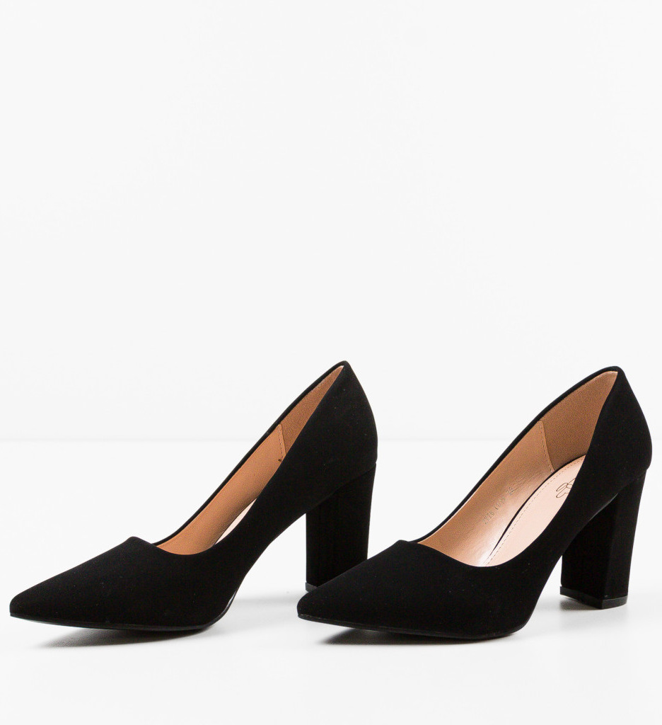 Pantofi Haney Negri Eleganți - imagine 5
