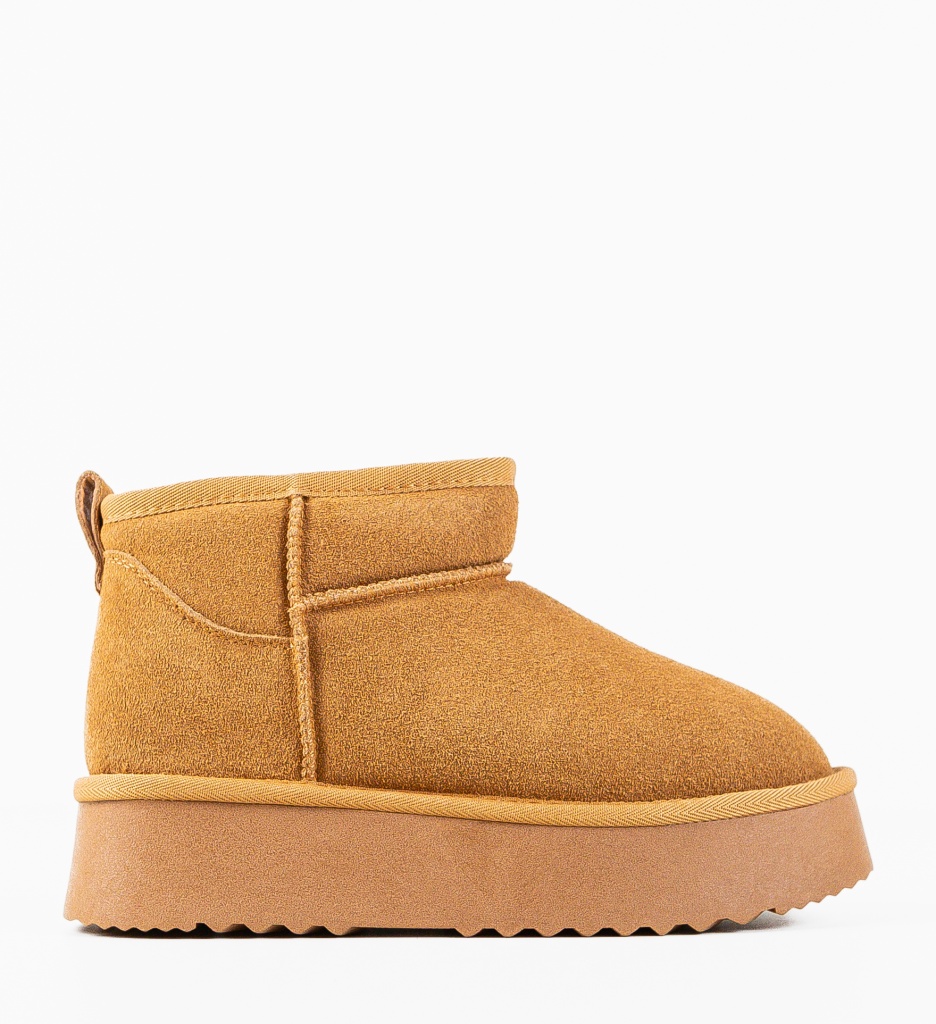 Cizme Ug Nour Camel - Confort Termic Maxim - imagine 5