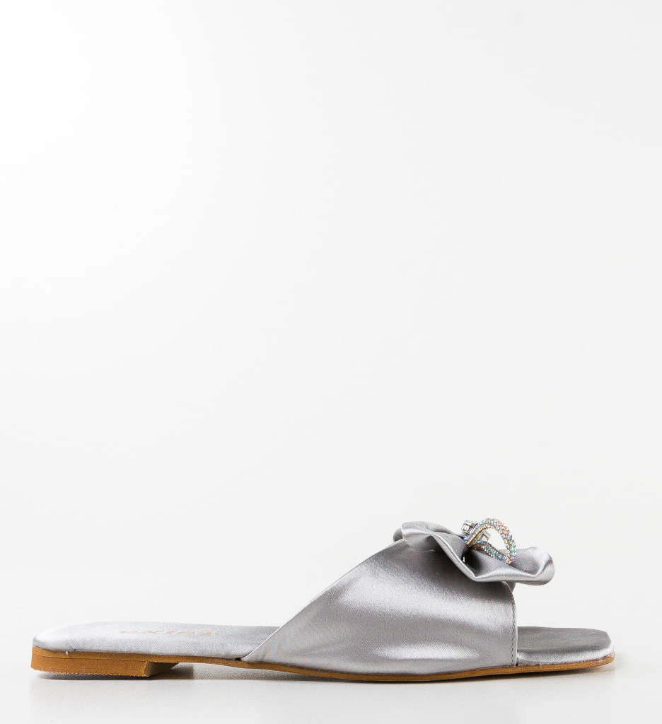 Papuci Dama Tixe Gri | Confort și Eleganță - imagine 5