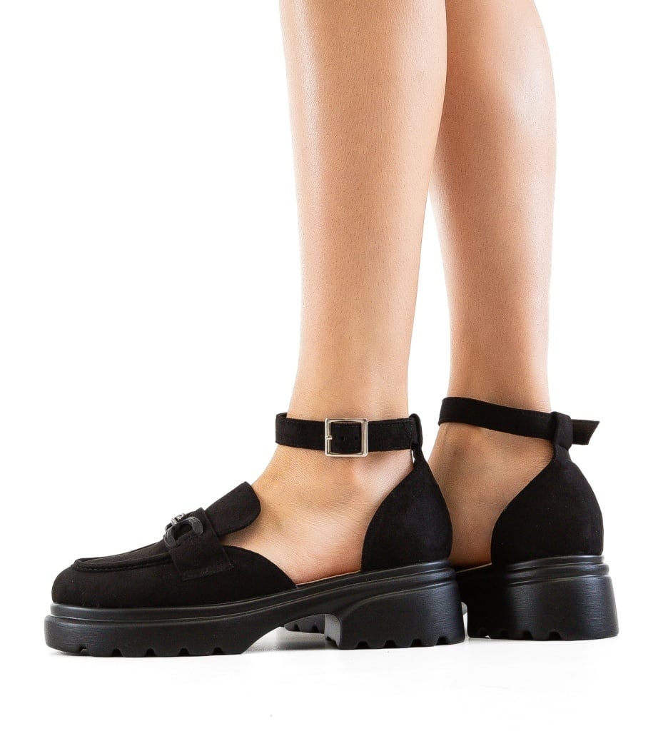 Pantofi Casual Dama Rightte Negri 2 - Confort Stilat - imagine 2