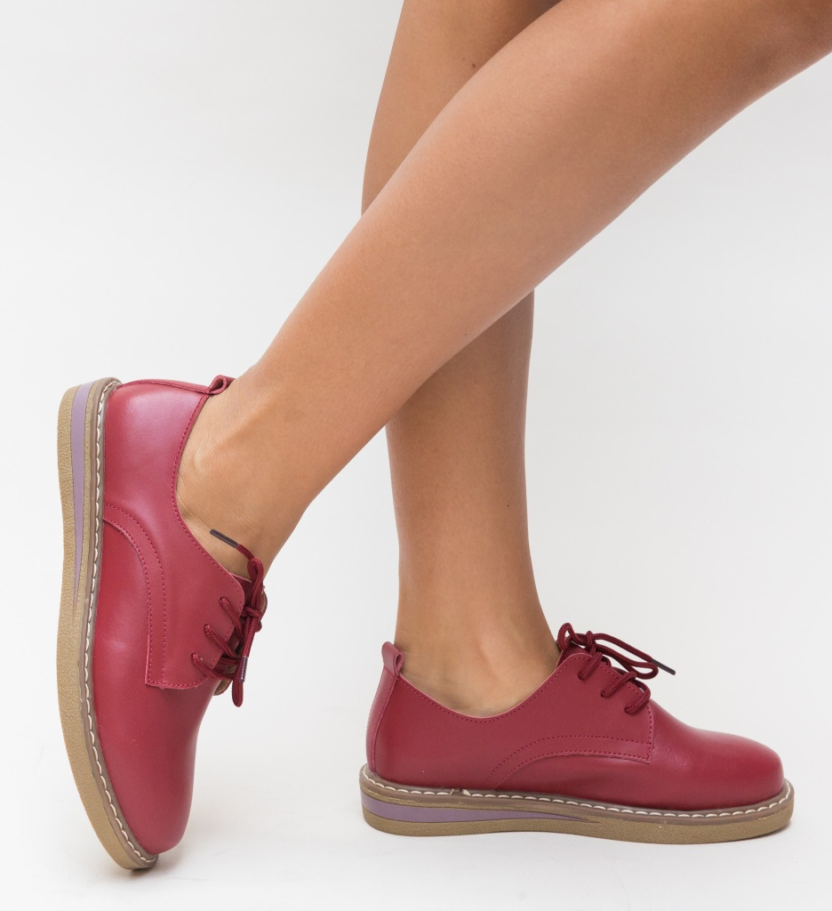 Pantofi Casual Doria Rosii | Stil și Eleganță - imagine 3