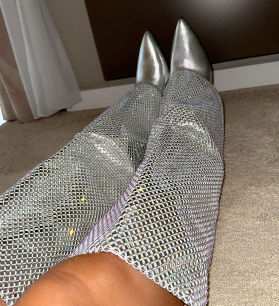 Cizme Skaa Argintii Depurtat - Eleganță Metalică - imagine 3