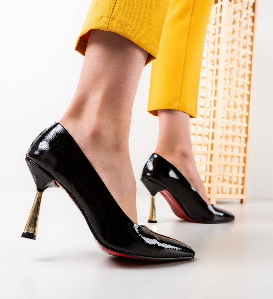 Pantofi Dama Lalaza Negri - Eleganță și Stil