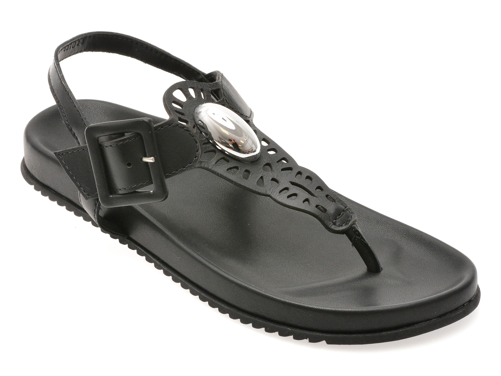 Sandale FLAVIA PASSINI negre din piele naturală