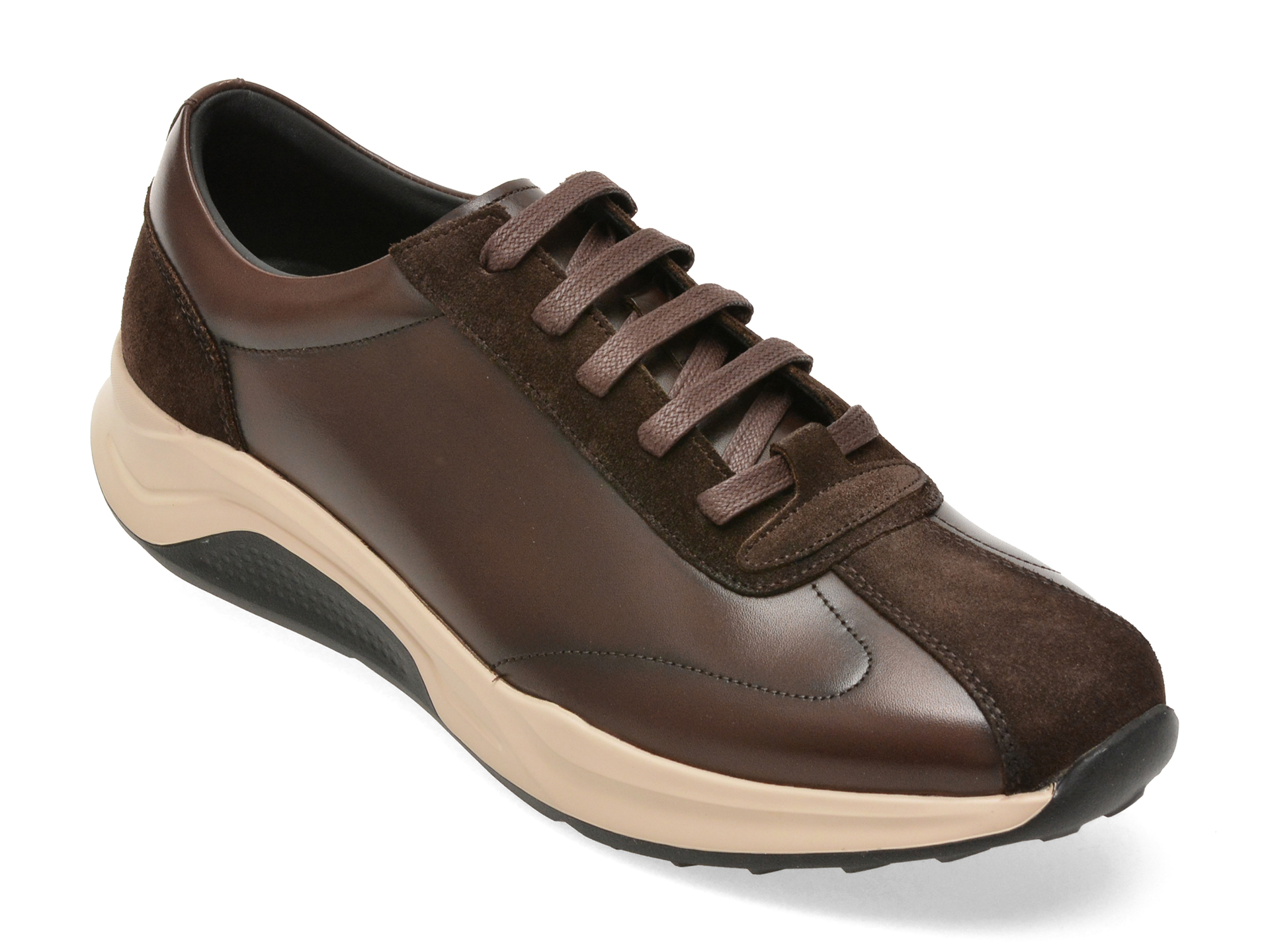Pantofi Sport Epica Maro Piele Naturală