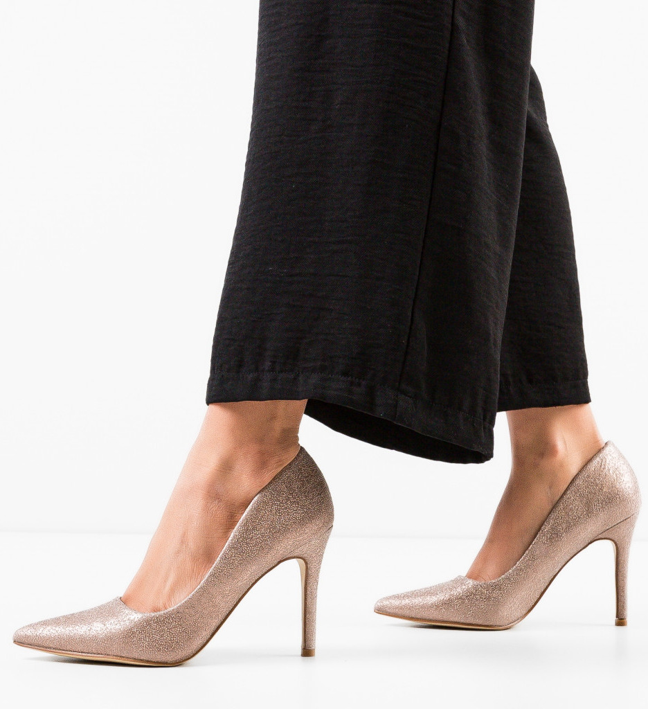 Pantofi Howe Bronze - Eleganță cu Toc - imagine 2