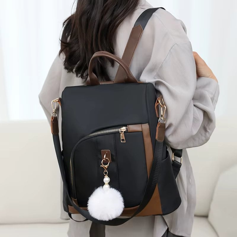 Rucsac Dama Picadili Ophelina Antifurt Negru - imagine 4