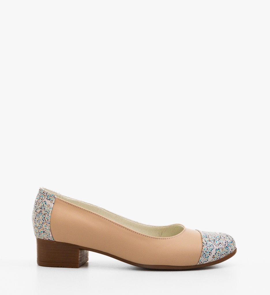Pantofi Dama Anny Bej cu Toc Eleganți - imagine 6