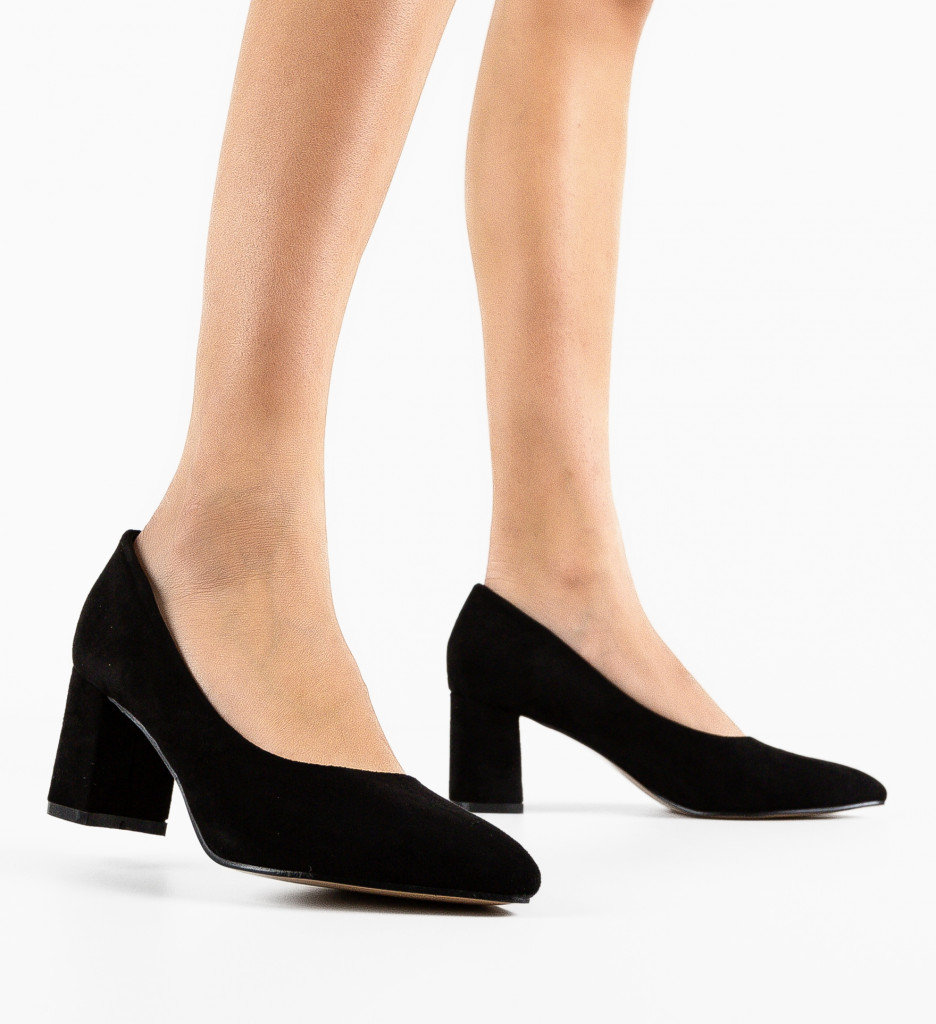 Pantofi dama Brook Negri | Eleganță și Stil - imagine 3