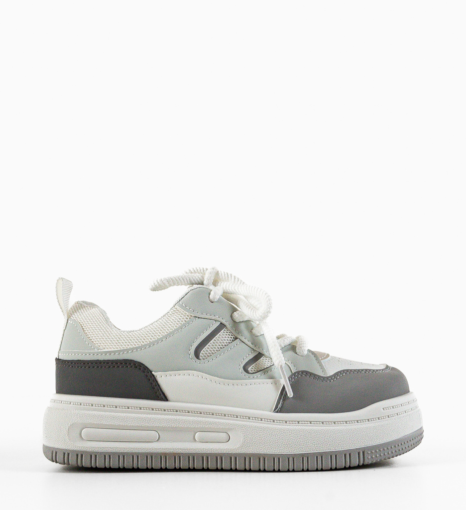 Sneakers Dama Goffe Gri | Confort Zilnic - imagine 5