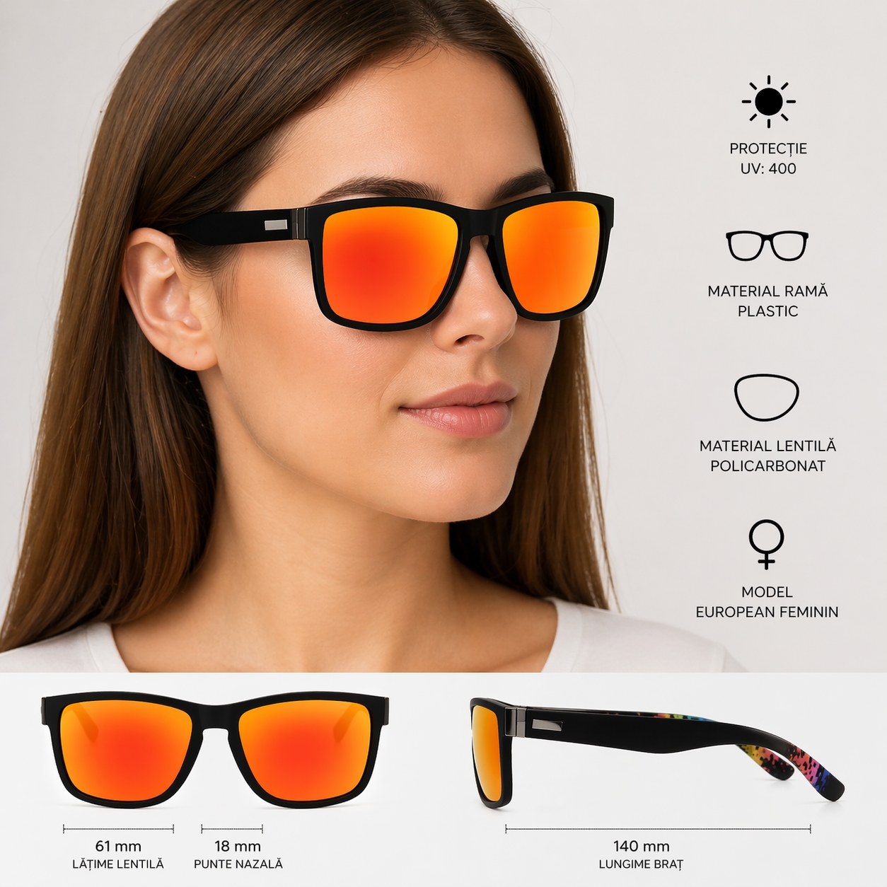 Ochelari Picadili SG027, Protecție UV400 - imagine 2