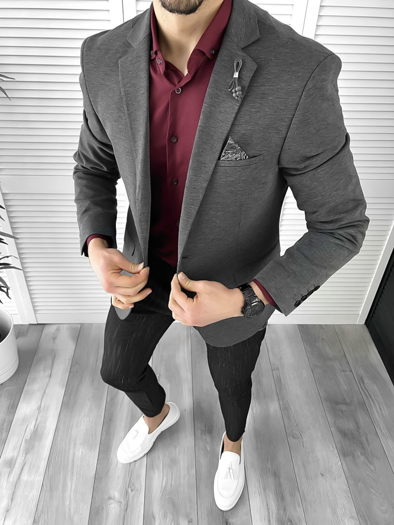 Sacou Barbati Slim Fit Elegant | Versatil