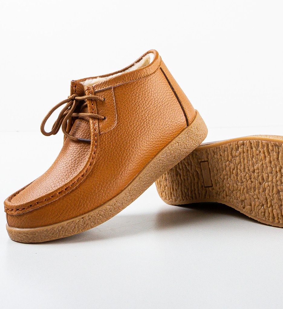 Pantofi Casual Munela Camel - Confort și Stil - imagine 6