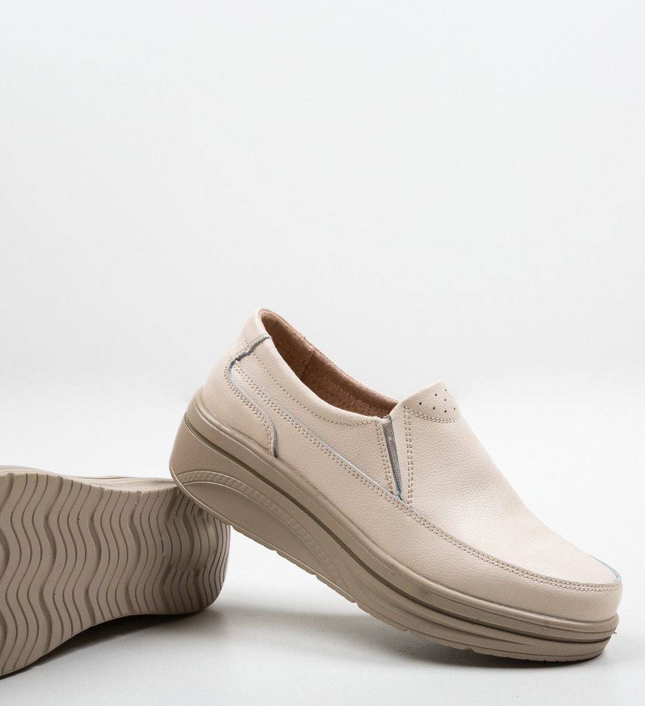 Pantofi Casual Rankin Bej - Confort și Eleganță
