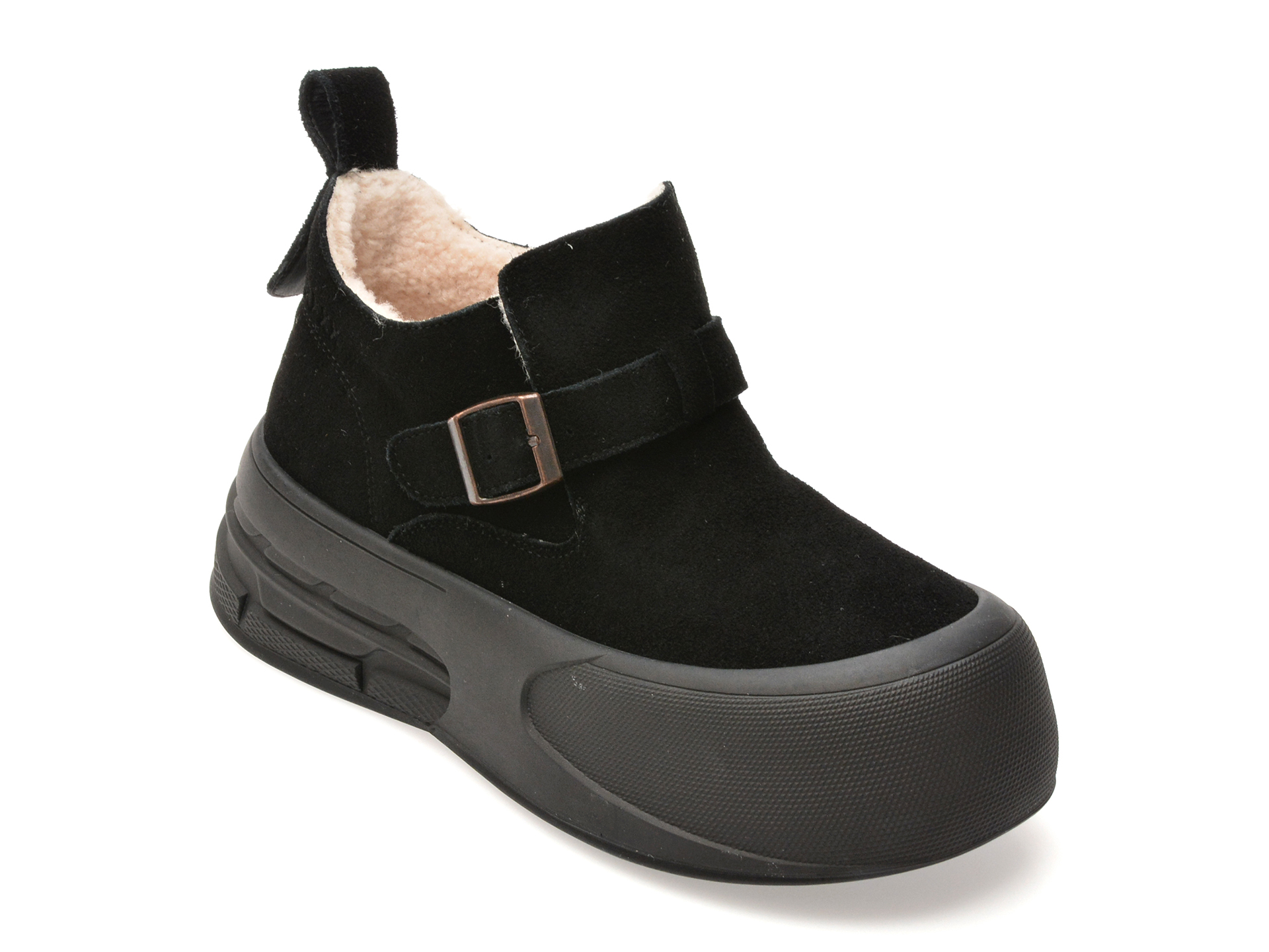 GHETE GRYXX NEGRE PIELE ÎNTOARSĂ - ELEGANȚĂ MAXIMĂ