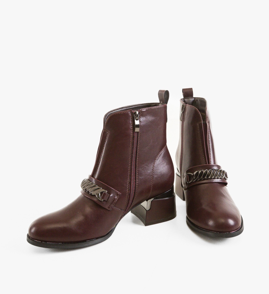 Botine Danka Grena Depurtat - Eleganță Autunnală - imagine 2