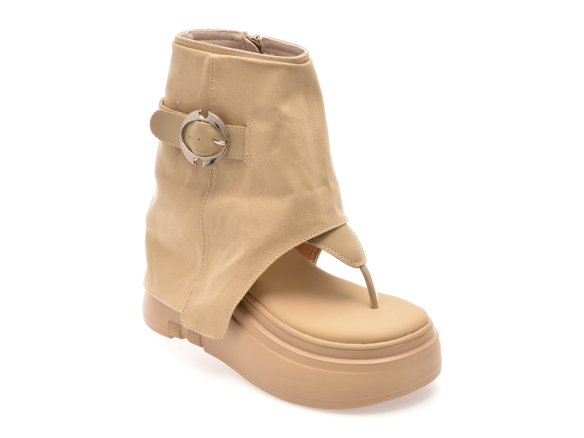 Sandale GRYXX Bej Textil Confortabile