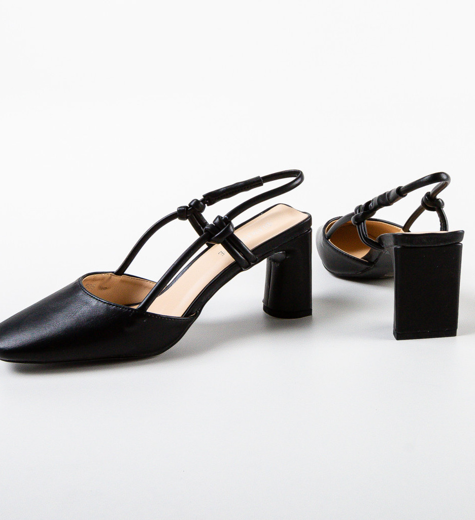 Pantofi cu Toc Millerv Negri | Eleganță Modernă - imagine 6