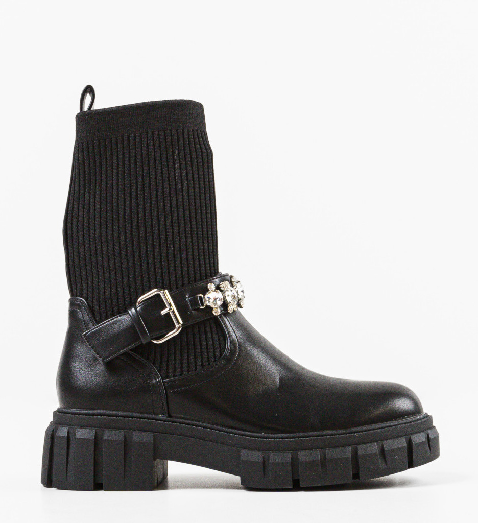 Golden Ghete Dama Negre Elegante - imagine 5