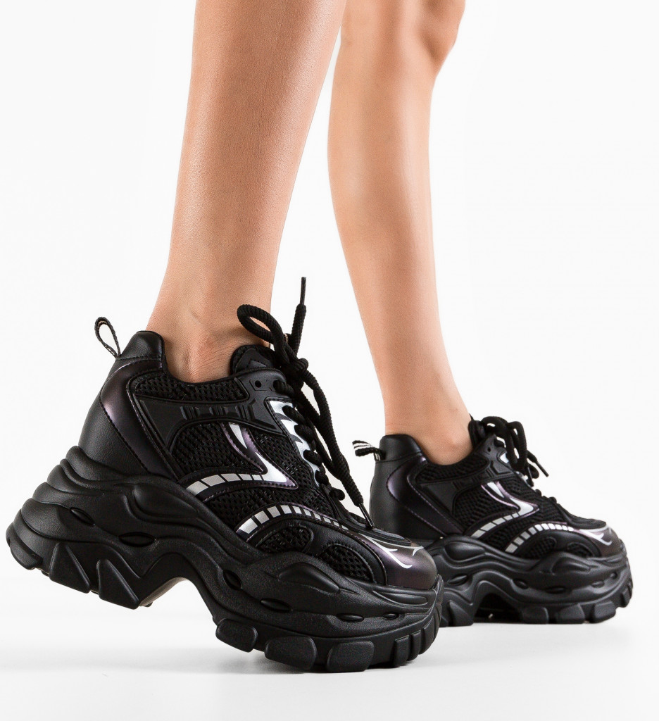 Sneakers Nytar Negri - Confort și Stil Sport