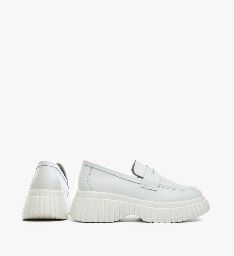 Pantofi Casual Kalte Albi - Stil și Confort Zilnic - imagine 5