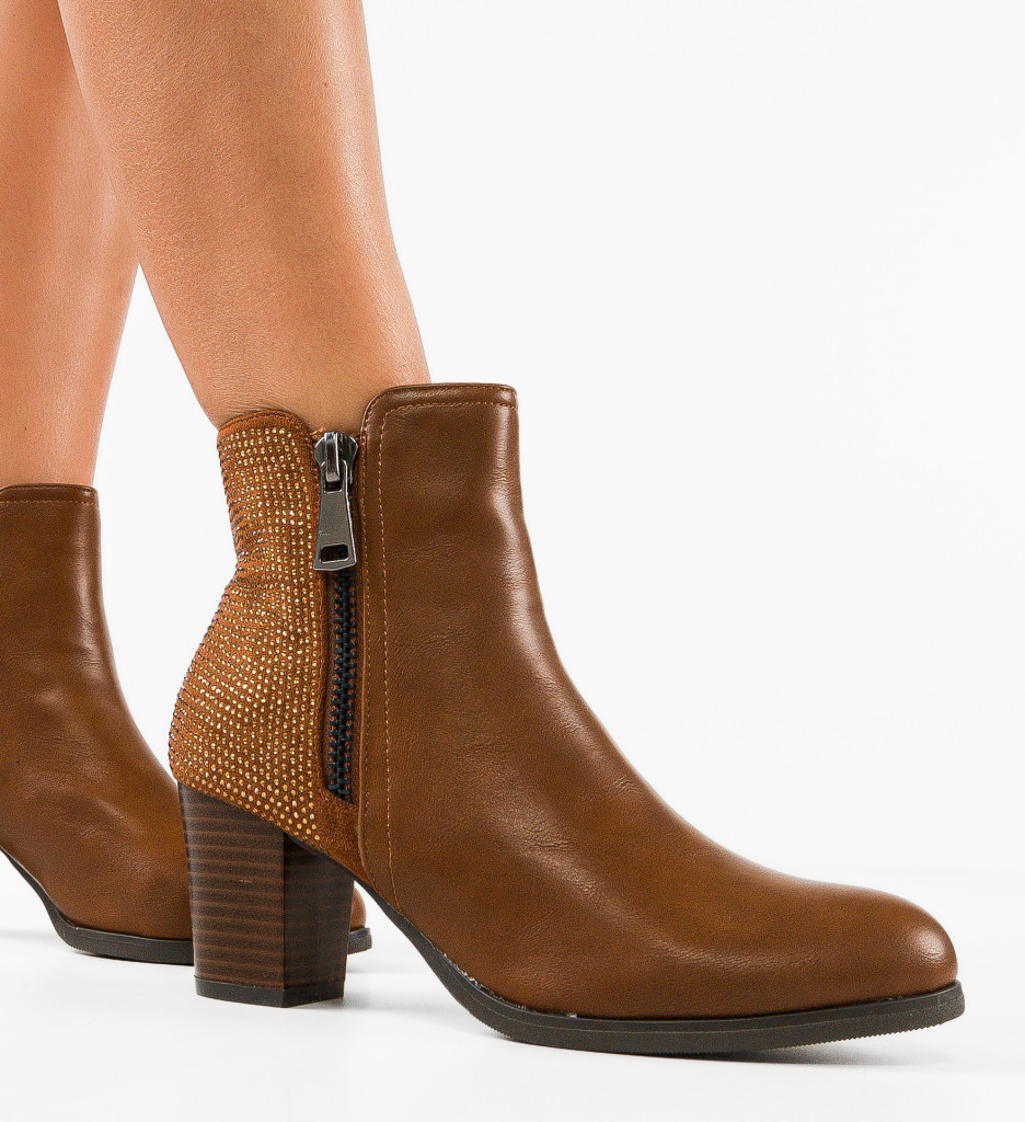 Botine Dama Ortega Camel | Elegante și Confortabile - imagine 2