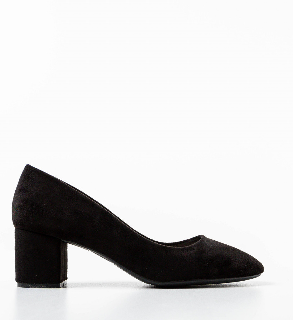Pantofi Yerkam Negri Eleganți cu Toc - imagine 4