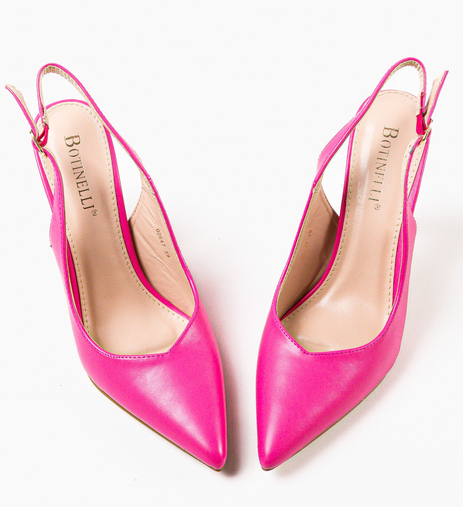 Pantofi Toc Amani Fuchsia - Eleganță și Stil - imagine 5