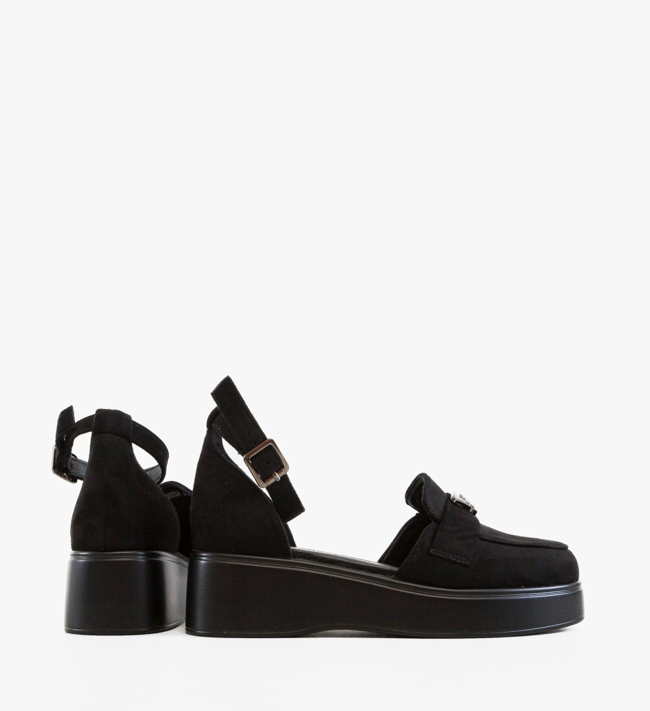 Pantofi Casual Terfly Negri 2 - Confort Stilat - imagine 2