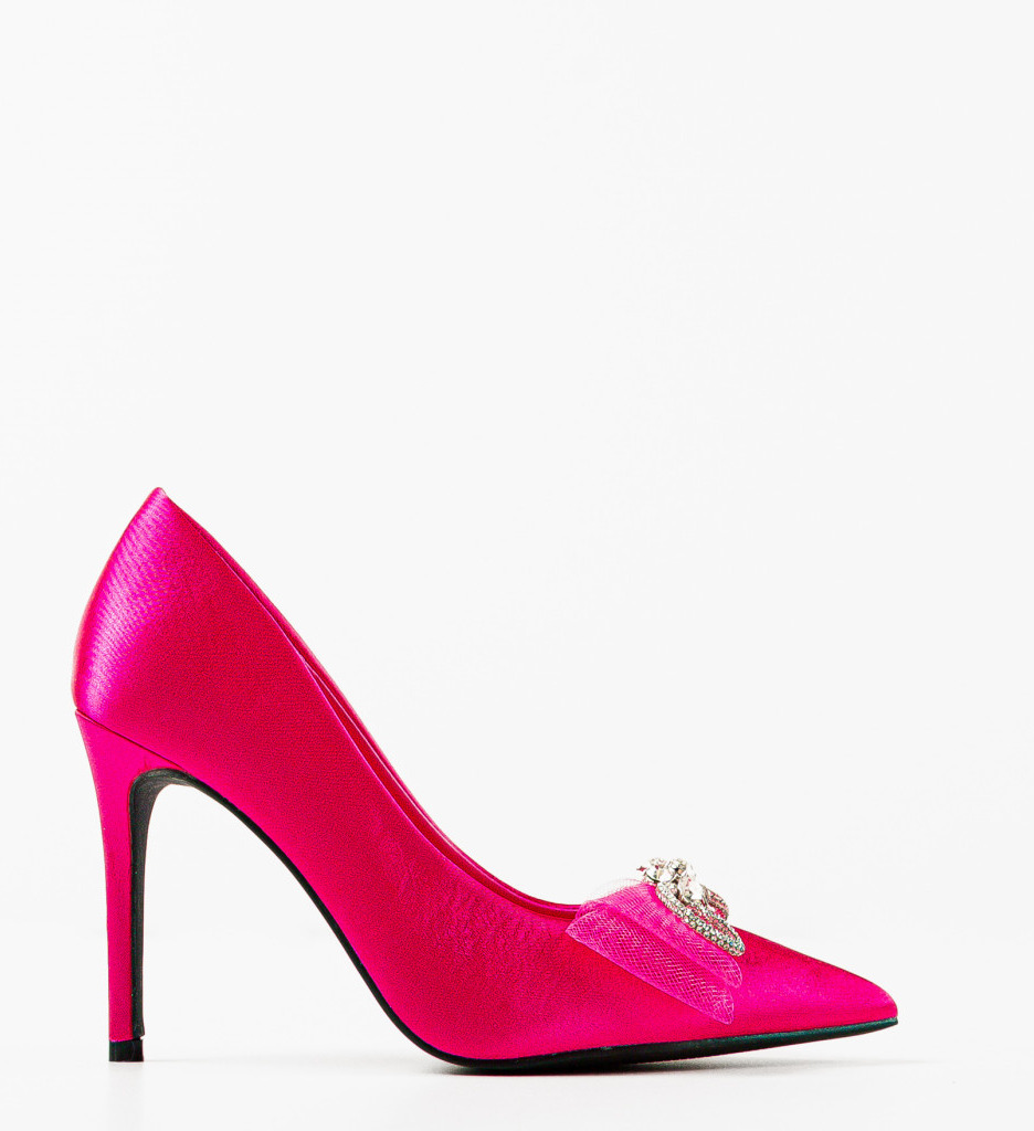 Pantofi cu Toc Caoimhe Fuchsia | Stil Vibrant - imagine 5