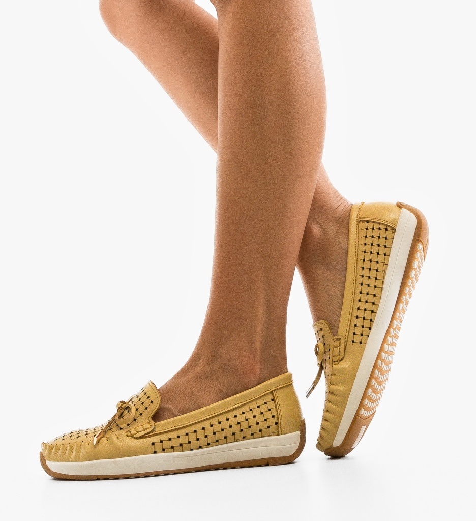 Pantofi Casual Eregion Galbeni 2 - Stil și Confort - imagine 4
