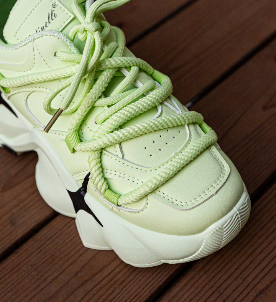 Staruye Sneakers Dama Verzi | Stil Modern - imagine 8