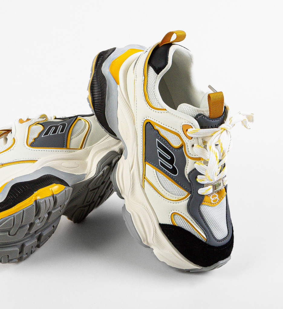 Sneakers Galata Galbeni | Confort și Stil Urban - imagine 7