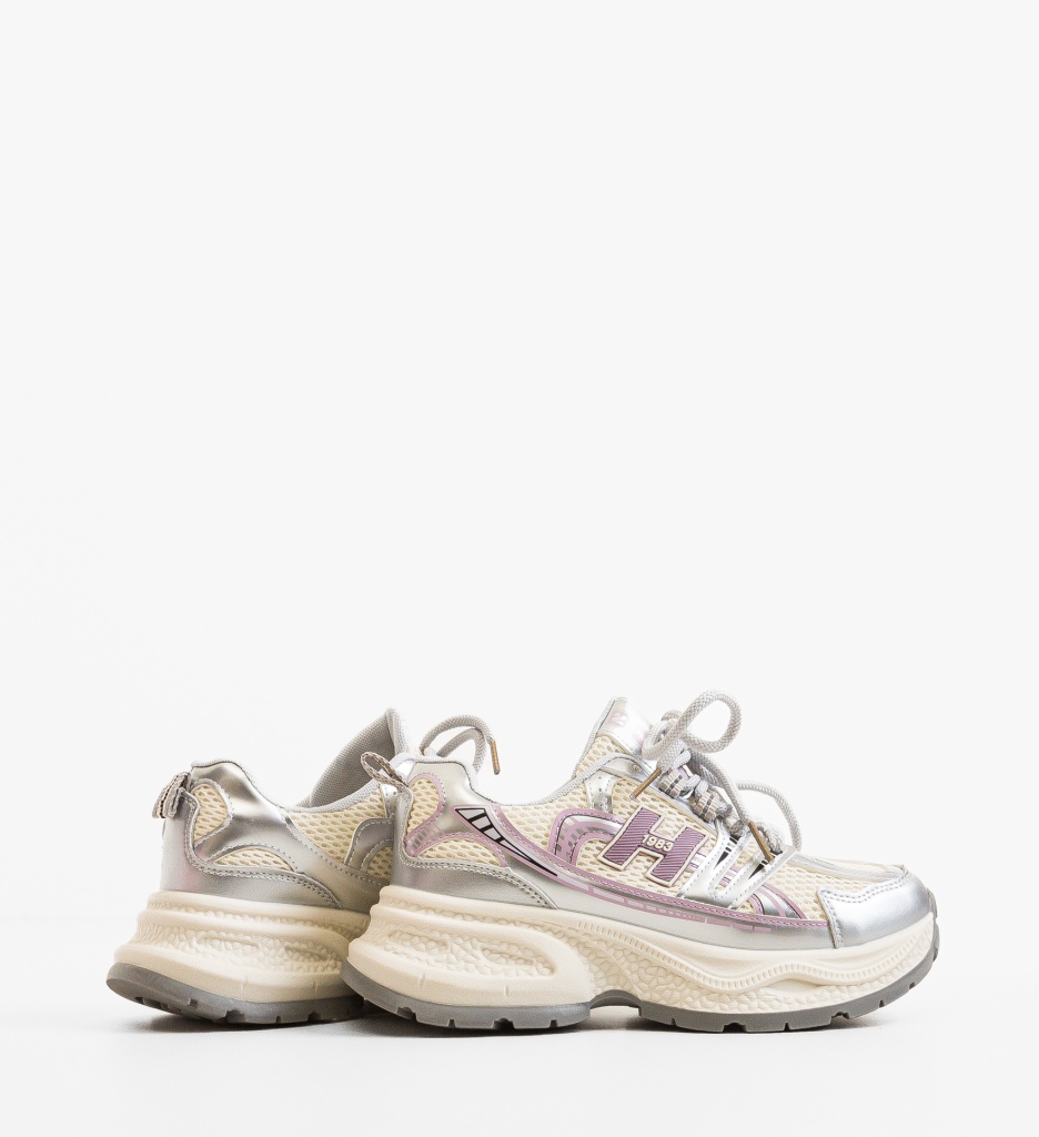 Sneakers Dama Dotson Gri | Confort & Stil Modern - imagine 4