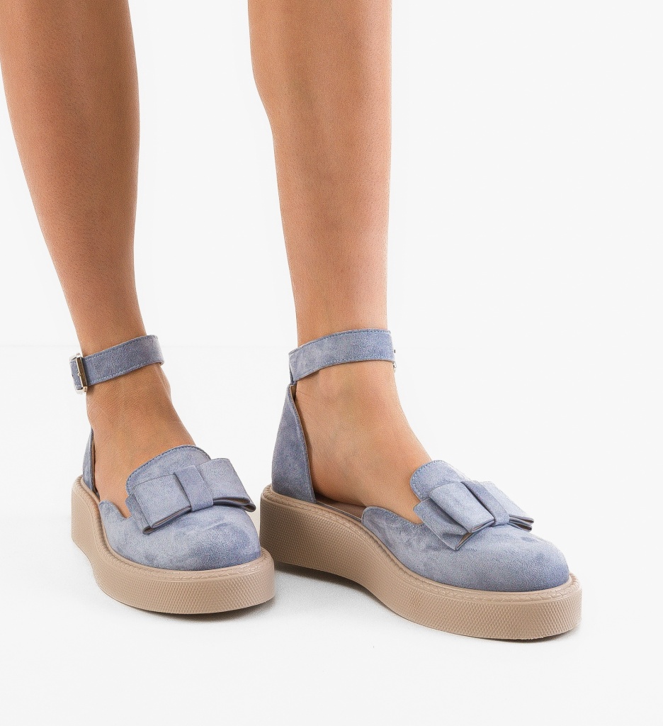 Pantofi Casual Dama Albastri Confort