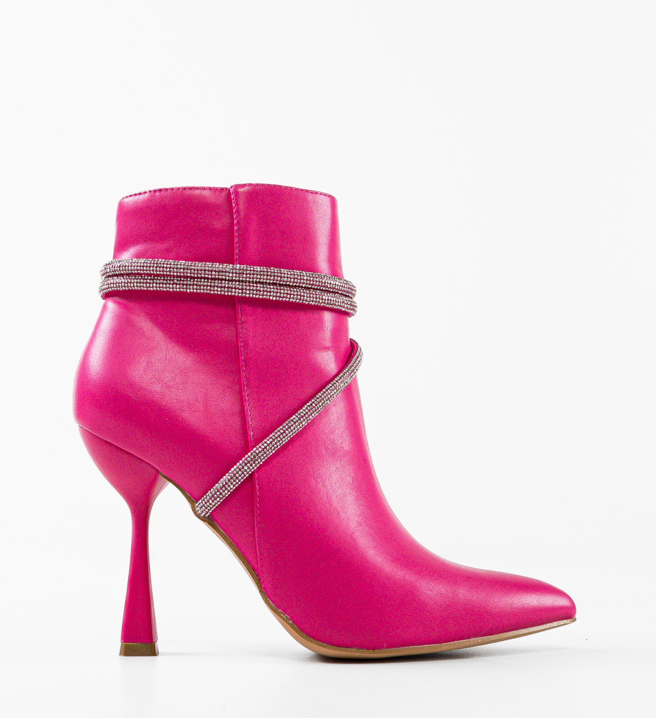 Botine Dama Dixon Fuchsia - Stil Modern - imagine 5
