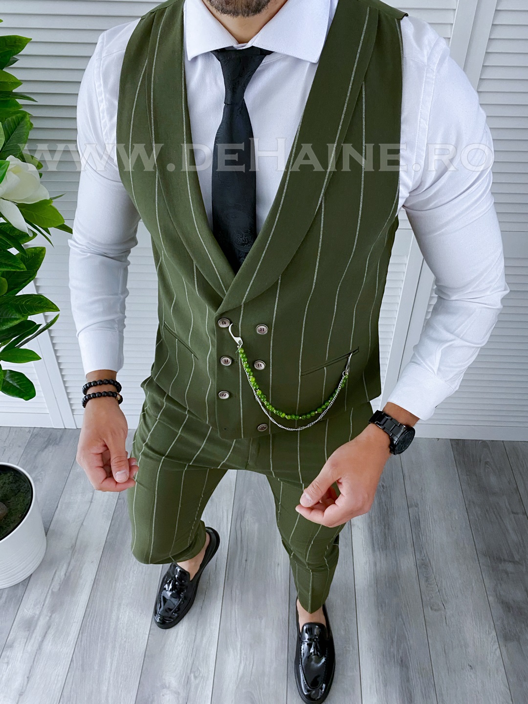 Compleu Barbati Vesta + Pantaloni Elegant B4094